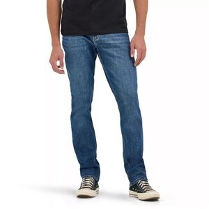 Wrangler Slim Straight Classic Blue Denim Jeans Size 34x32